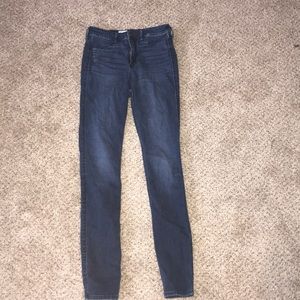 High rise jean legging